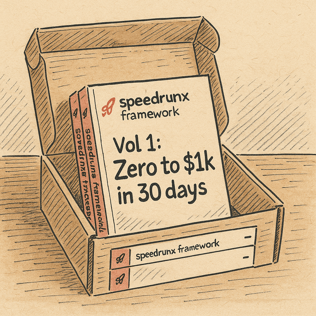 An illustrated box set for the SpeedrunX Framework